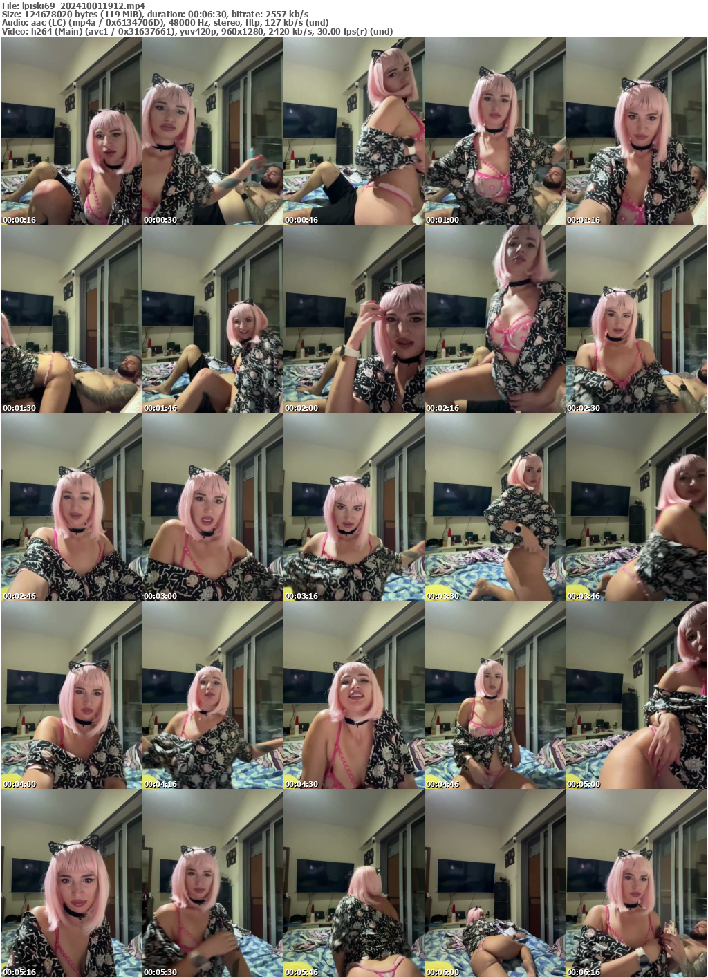 Preview thumb from lpiski69 on 2024-10-01 @ bongacams