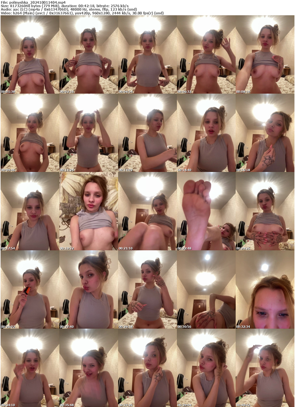 Preview thumb from polinyshka on 2024-10-01 @ bongacams