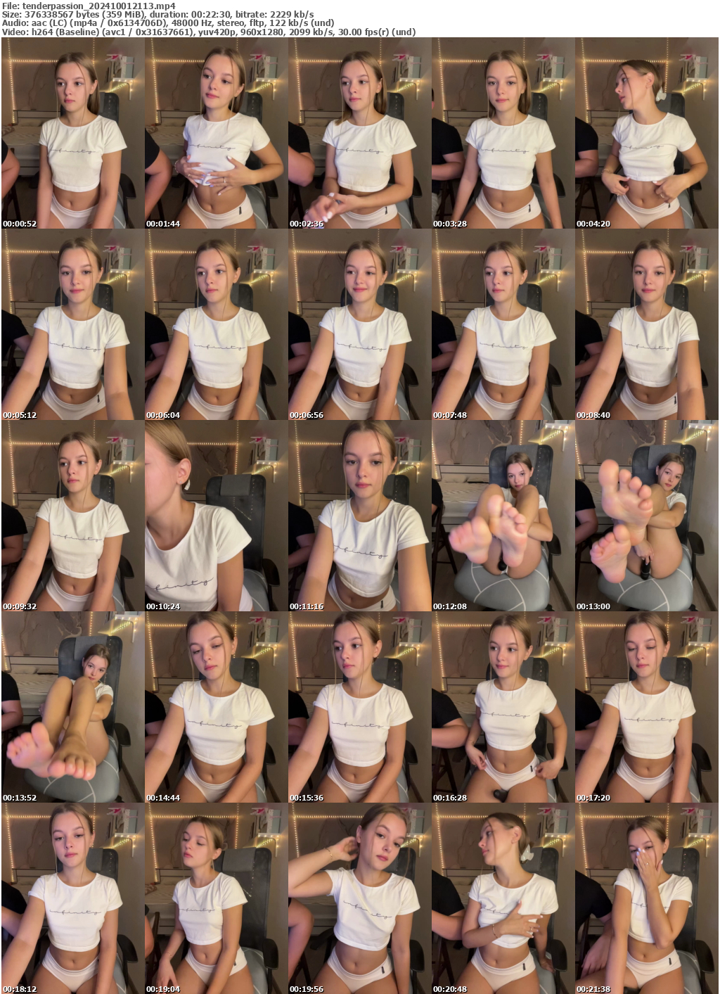 Preview thumb from tenderpassion on 2024-10-01 @ bongacams