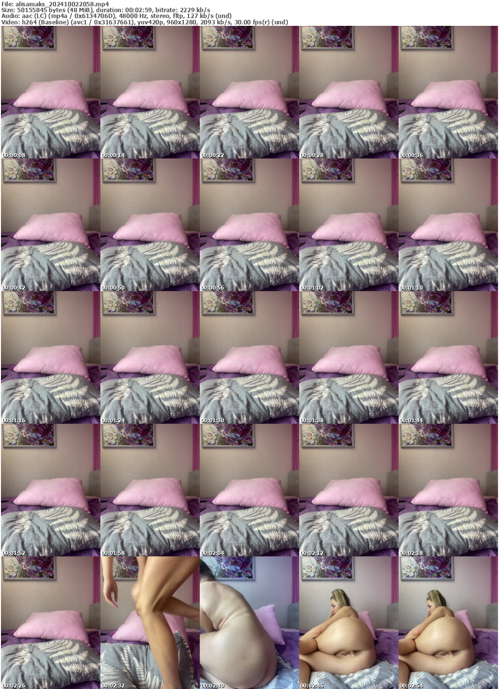 Preview thumb from alisamaks on 2024-10-02 @ bongacams