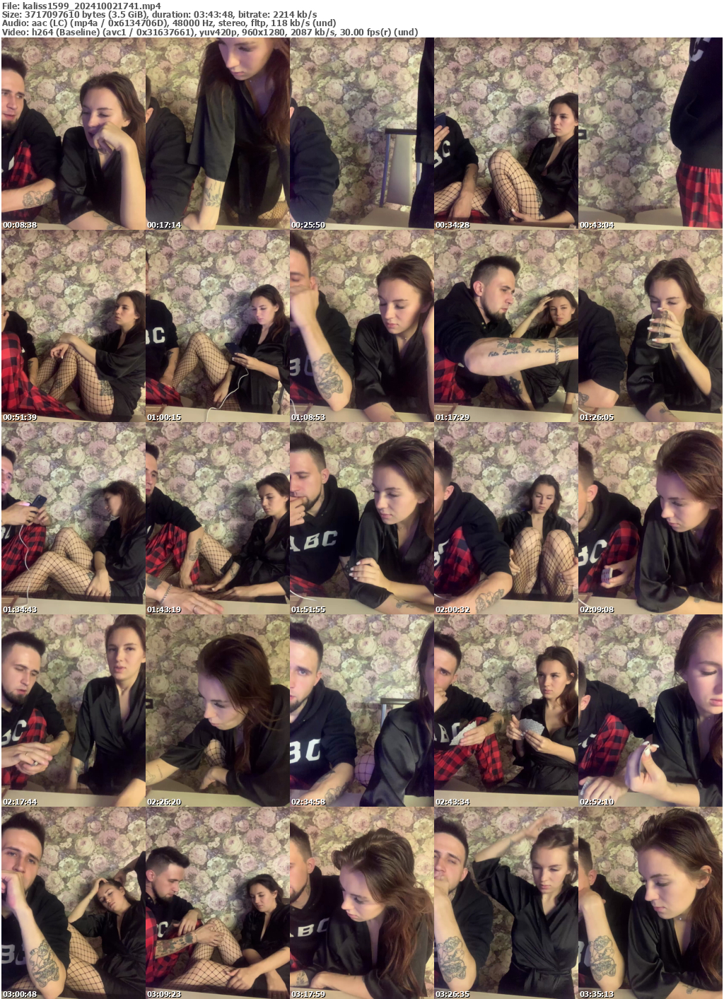 Preview thumb from kaliss1599 on 2024-10-02 @ bongacams