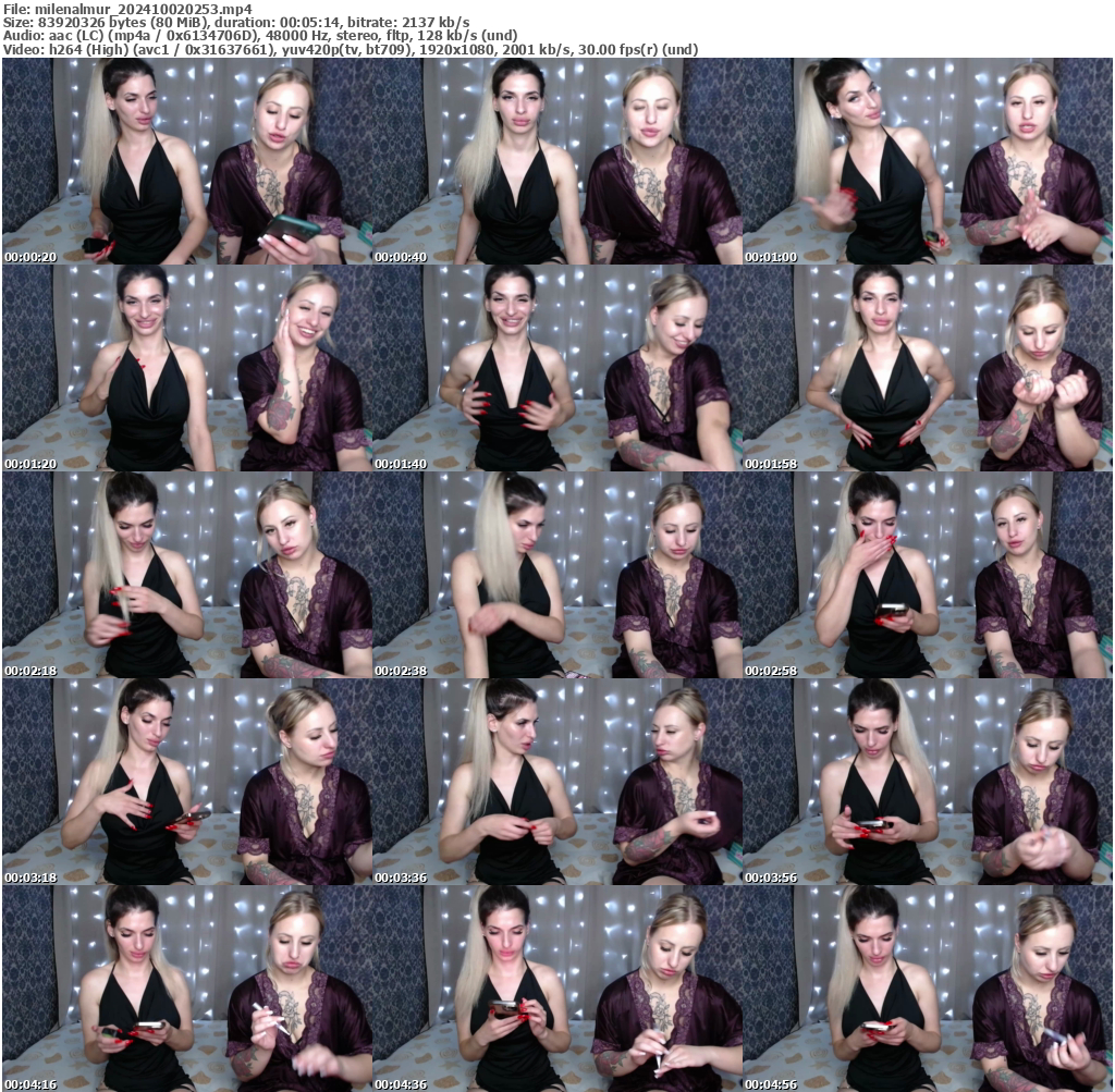 Preview thumb from milenalmur on 2024-10-02 @ bongacams