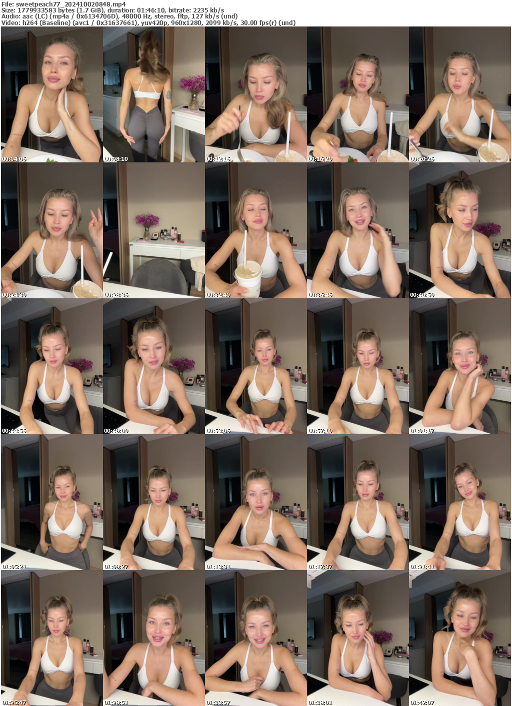 Preview thumb from sweetpeach77 on 2024-10-02 @ bongacams