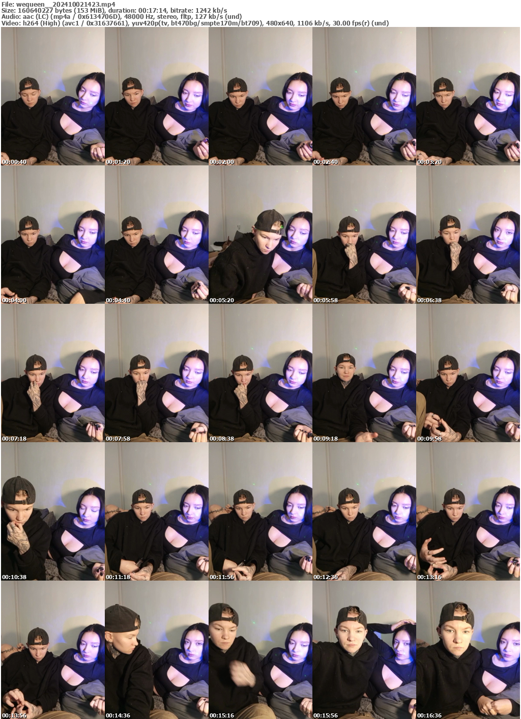 Preview thumb from wequeen_ on 2024-10-02 @ bongacams