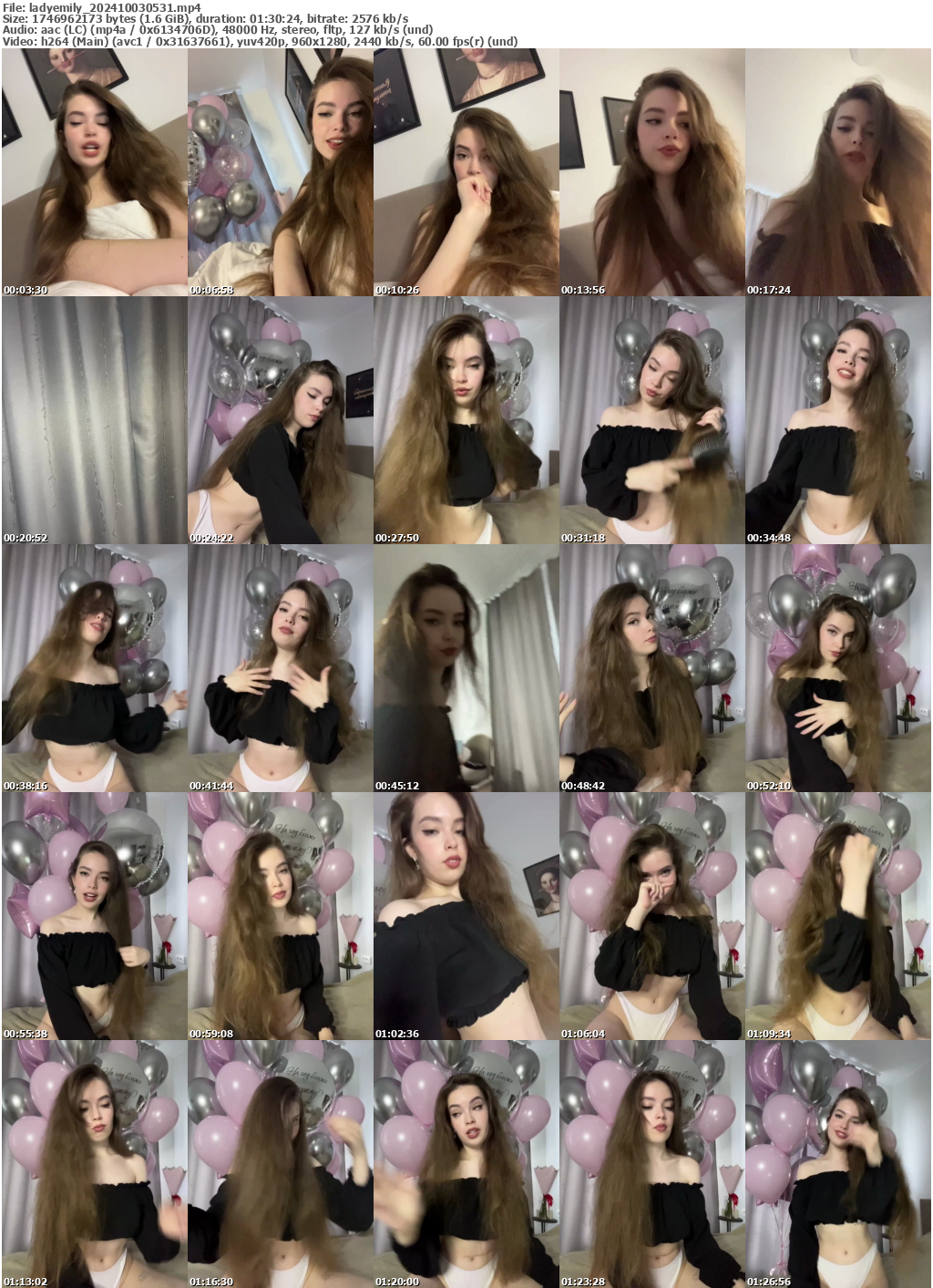 Preview thumb from ladyemily on 2024-10-03 @ bongacams