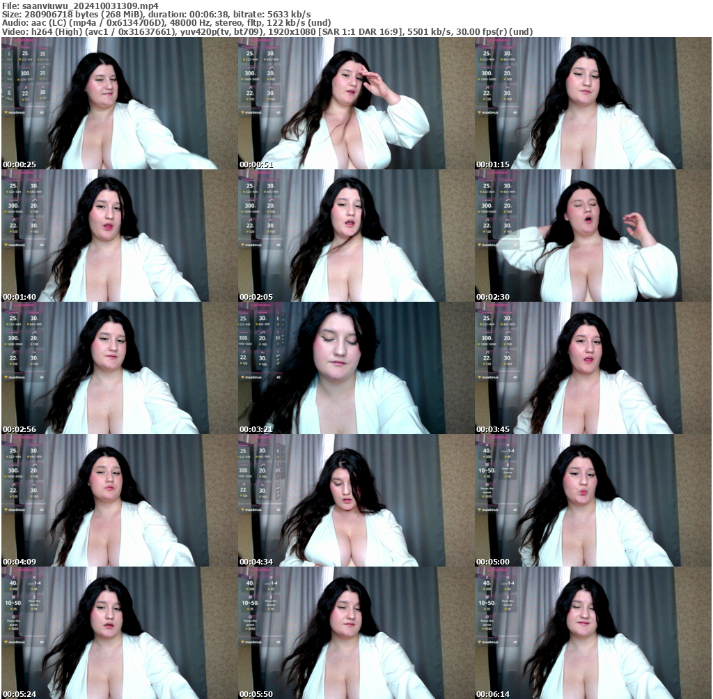 Preview thumb from saanviuwu on 2024-10-03 @ bongacams