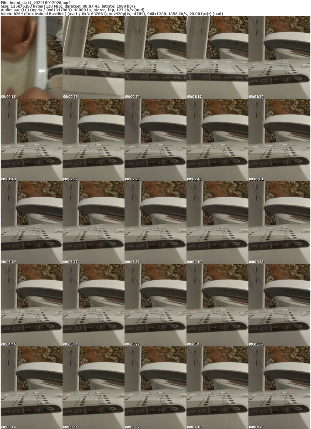 Preview thumb from bonni_claid on 2024-10-04 @ bongacams