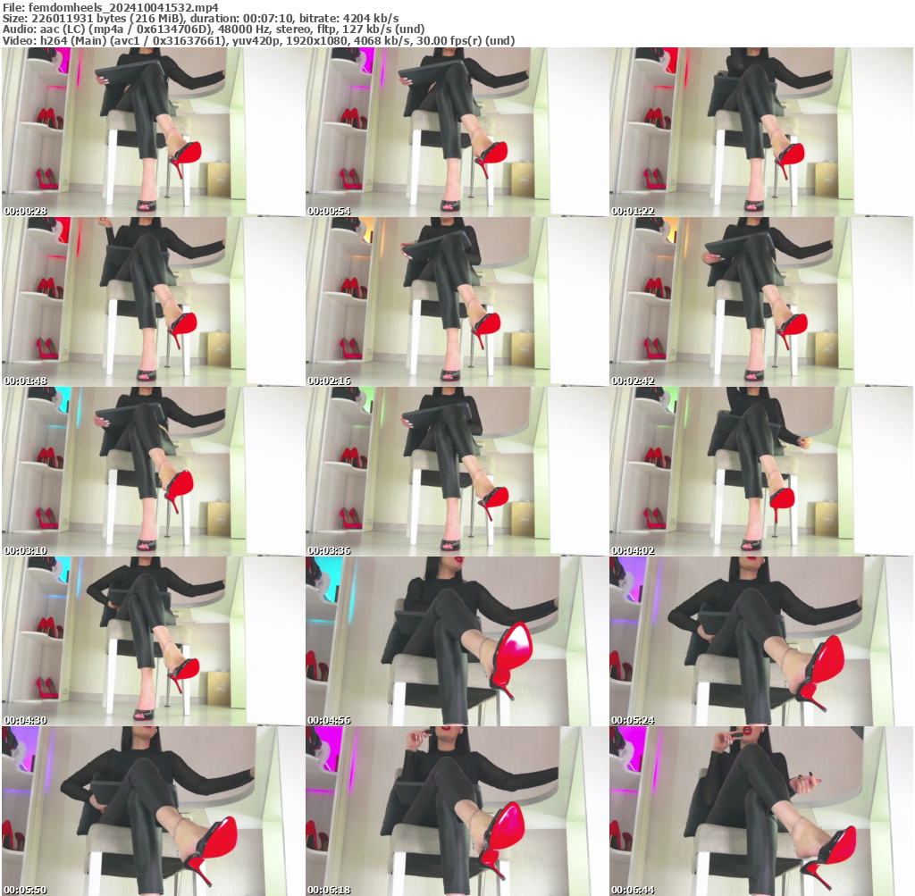 Preview thumb from femdomheels on 2024-10-04 @ bongacams