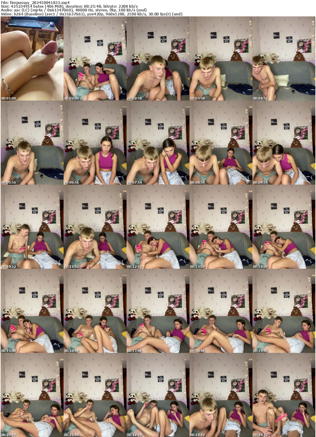 Preview thumb from firepussyy on 2024-10-04 @ bongacams