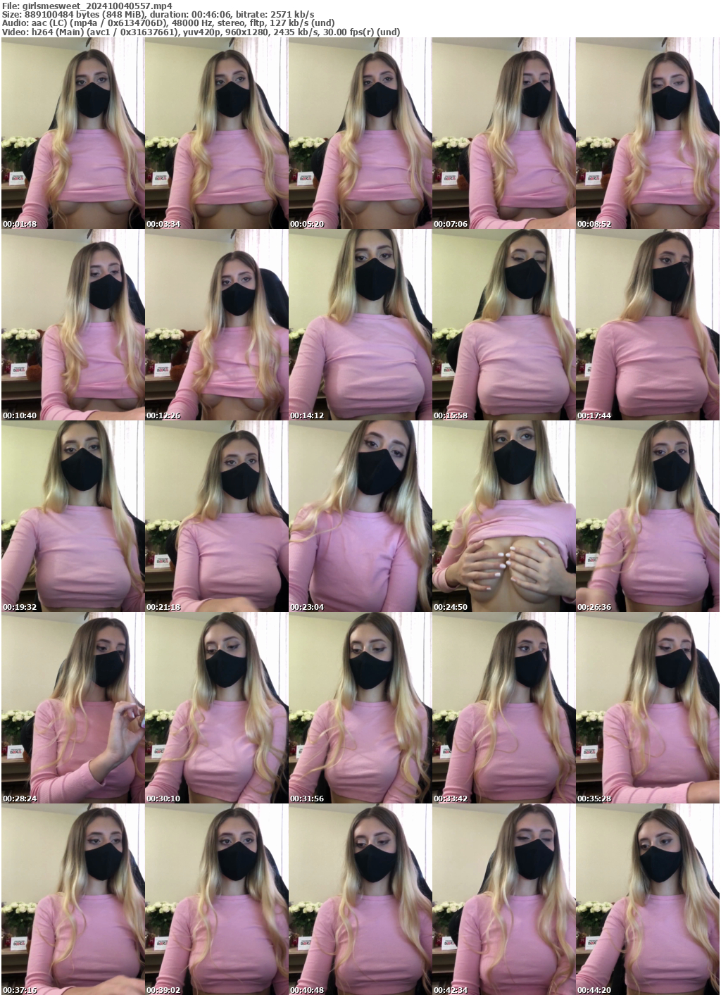 Preview thumb from girlsmesweet on 2024-10-04 @ bongacams