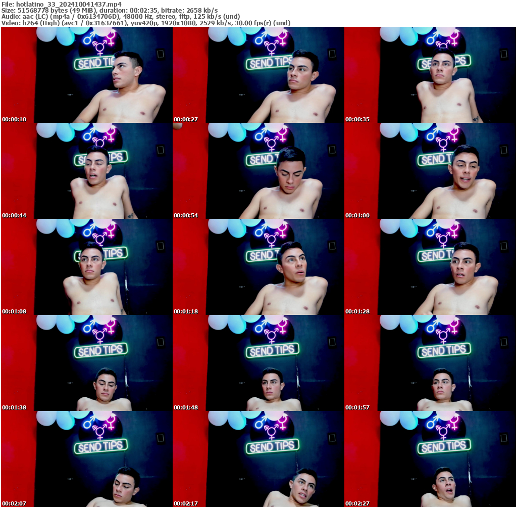 Preview thumb from hotlatino_33 on 2024-10-04 @ bongacams