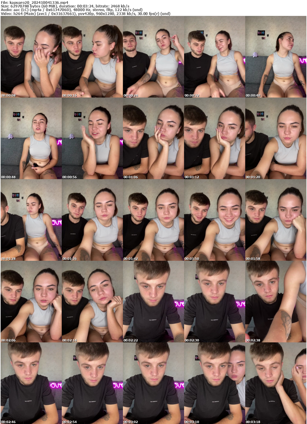 Preview thumb from kapuaro20 on 2024-10-04 @ bongacams