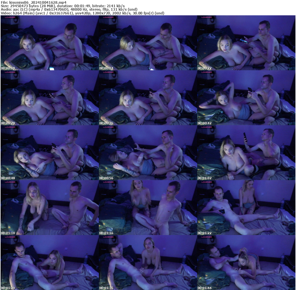 Preview thumb from kissmiss06 on 2024-10-04 @ bongacams