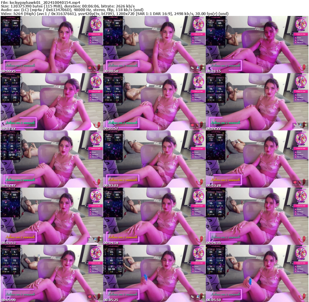 Preview thumb from luckyguyhawk01 on 2024-10-04 @ bongacams