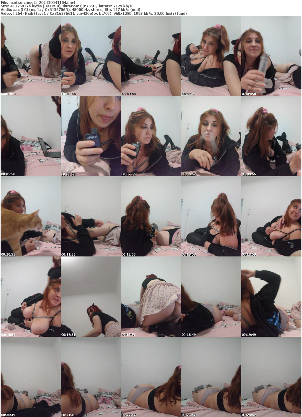 Preview thumb from madisonangela on 2024-10-04 @ bongacams