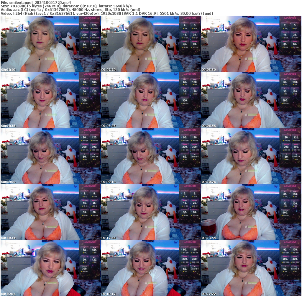 Preview thumb from smileofangel on 2024-10-05 @ bongacams