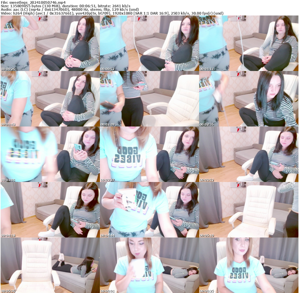 Preview thumb from sweetlegs on 2024-10-05 @ bongacams