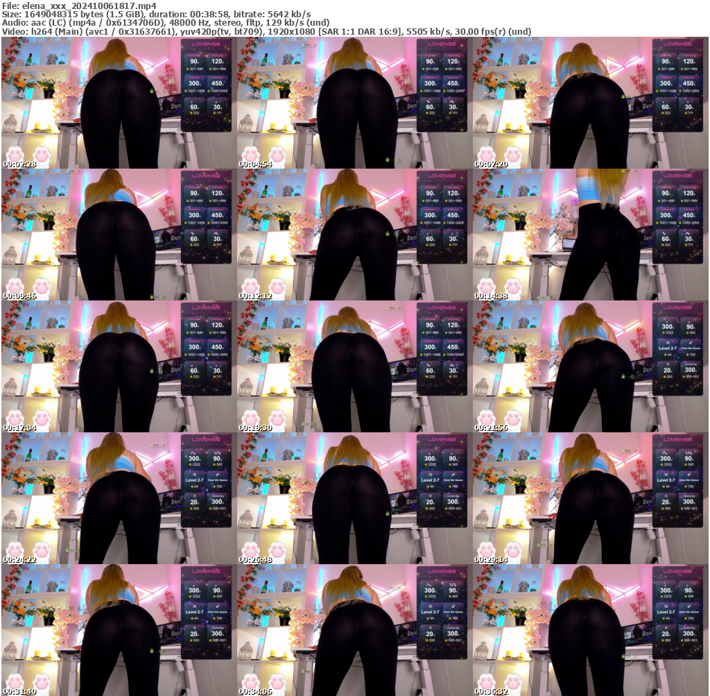 Preview thumb from elena_xxx on 2024-10-06 @ bongacams