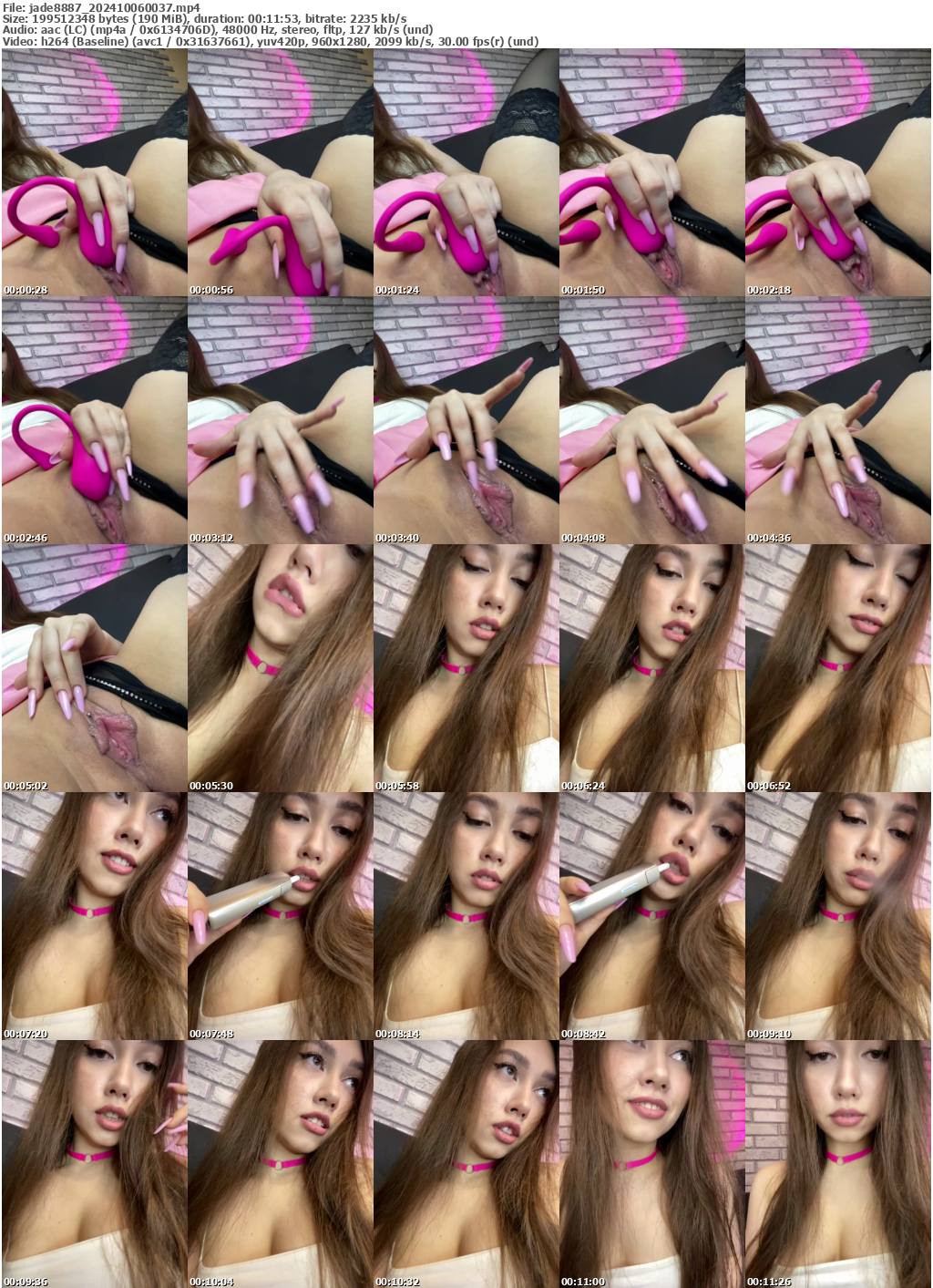 Preview thumb from jade8887 on 2024-10-06 @ bongacams