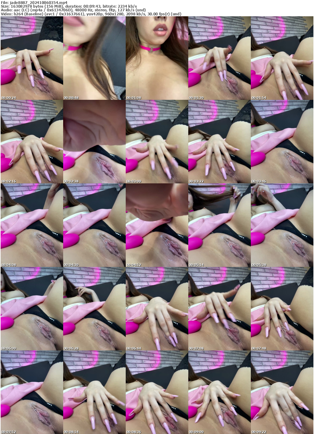 Preview thumb from jade8887 on 2024-10-06 @ bongacams