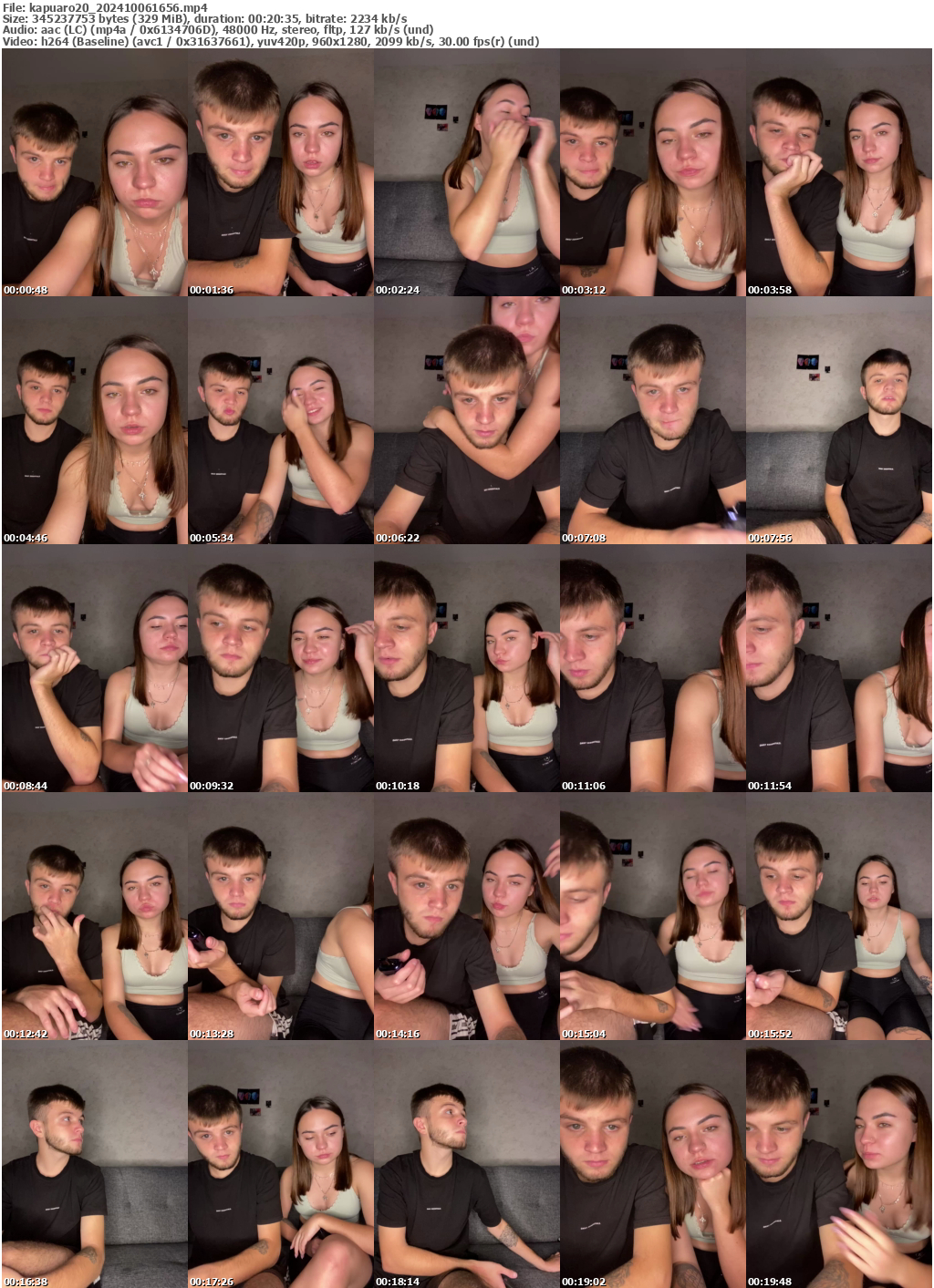 Preview thumb from kapuaro20 on 2024-10-06 @ bongacams