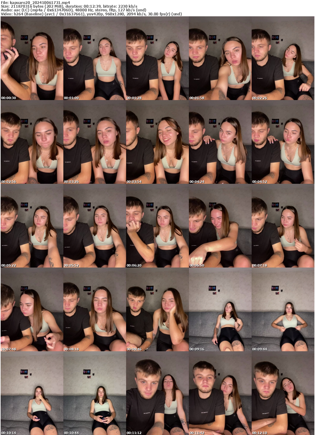 Preview thumb from kapuaro20 on 2024-10-06 @ bongacams