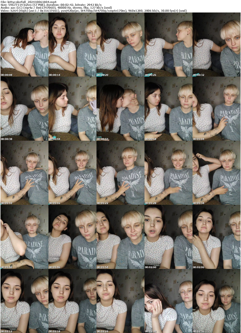 Preview thumb from kittycolorfull on 2024-10-06 @ bongacams