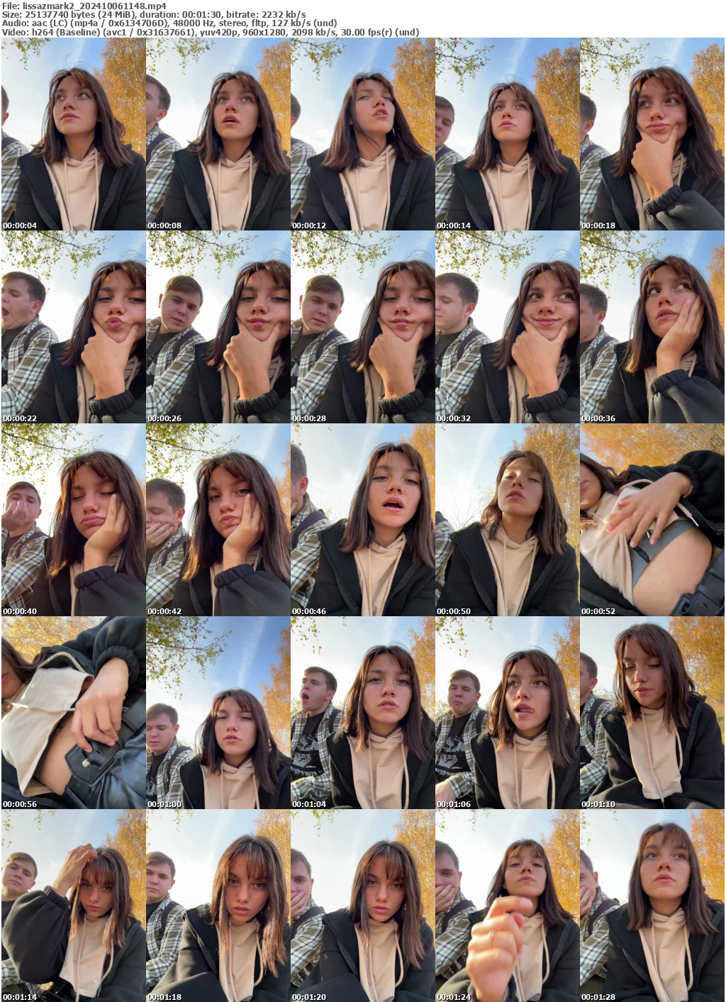 Preview thumb from lissazmark2 on 2024-10-06 @ bongacams