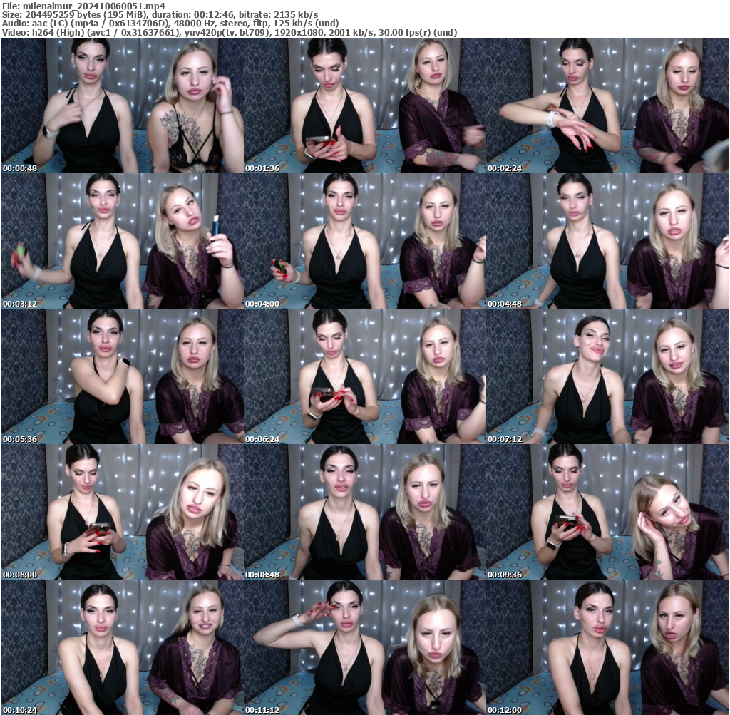 Preview thumb from milenalmur on 2024-10-06 @ bongacams