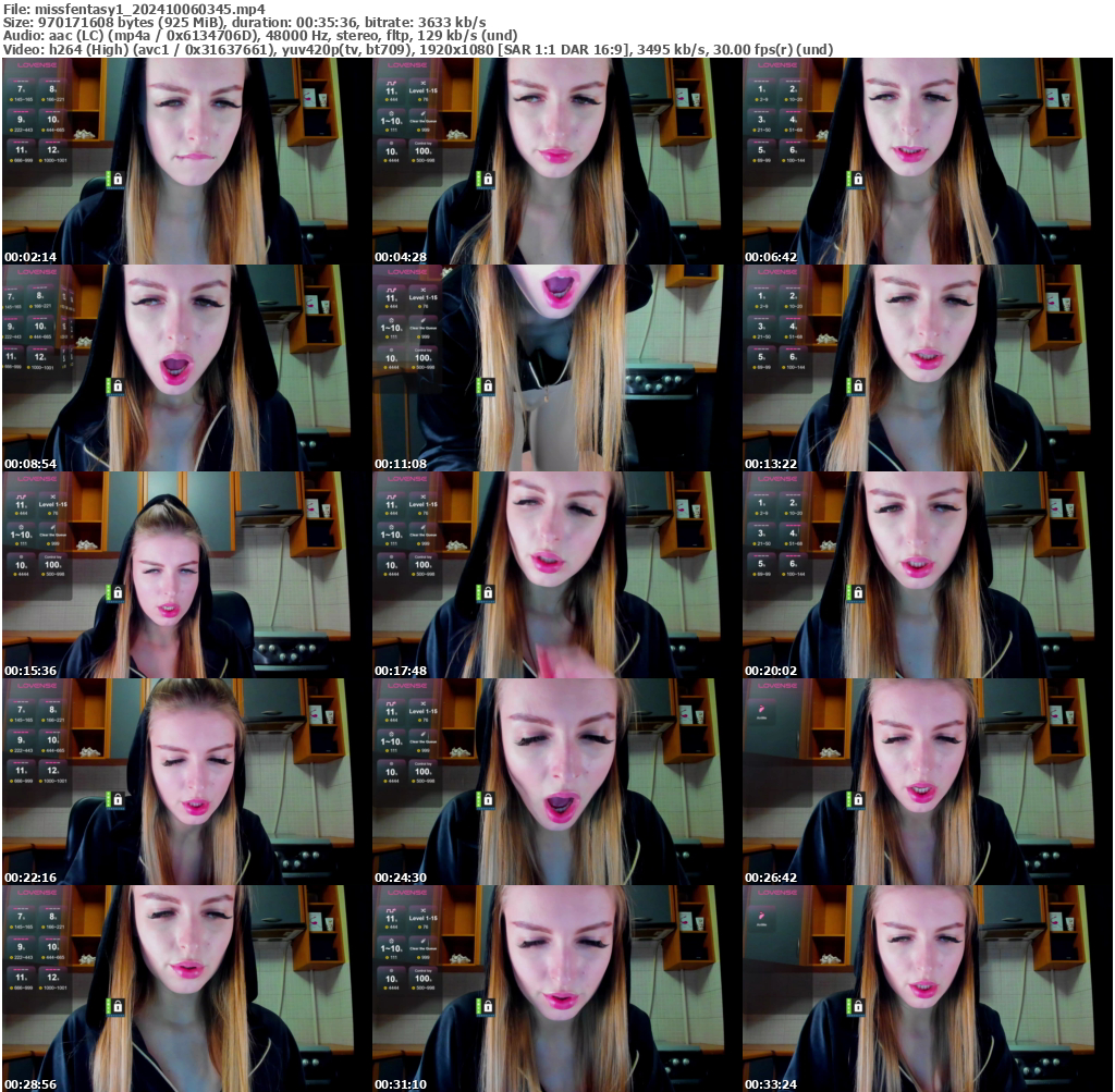 Preview thumb from missfentasy1 on 2024-10-06 @ bongacams