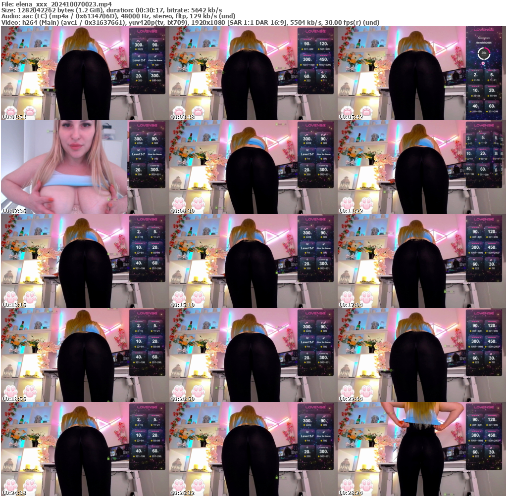 Preview thumb from elena_xxx on 2024-10-07 @ bongacams