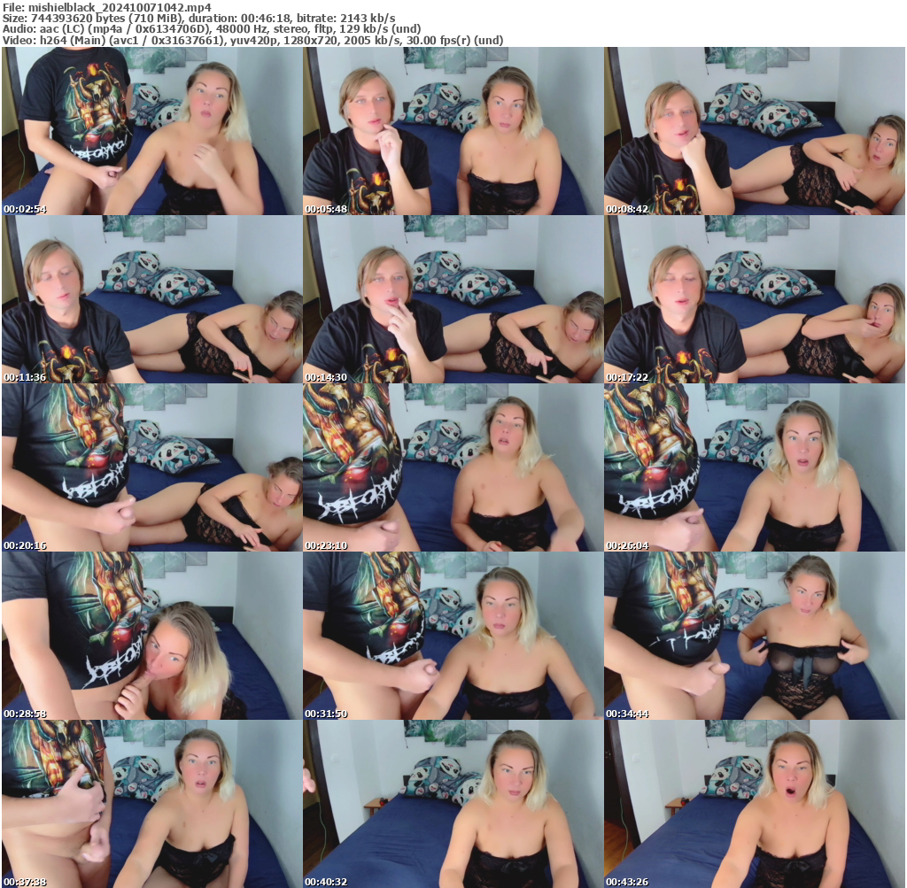 Preview thumb from mishielblack on 2024-10-07 @ bongacams
