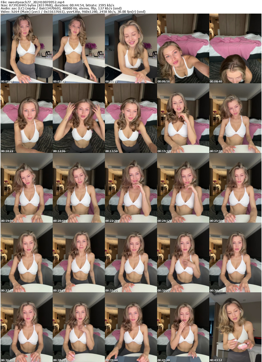 Preview thumb from sweetpeach77 on 2024-10-07 @ bongacams