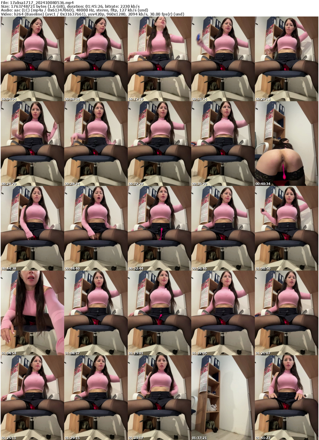 Preview thumb from 17alisa1717 on 2024-10-08 @ bongacams