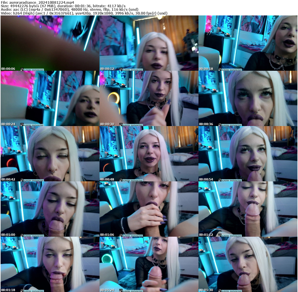 Preview thumb from auroraradiance on 2024-10-08 @ bongacams