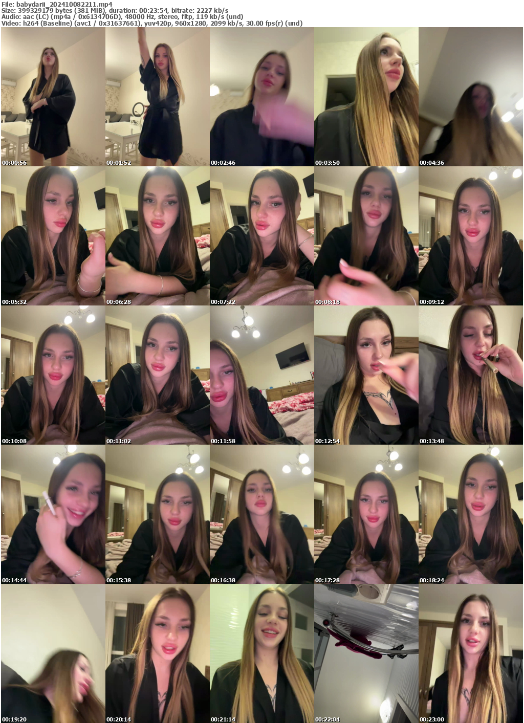 Preview thumb from babydarii on 2024-10-08 @ bongacams