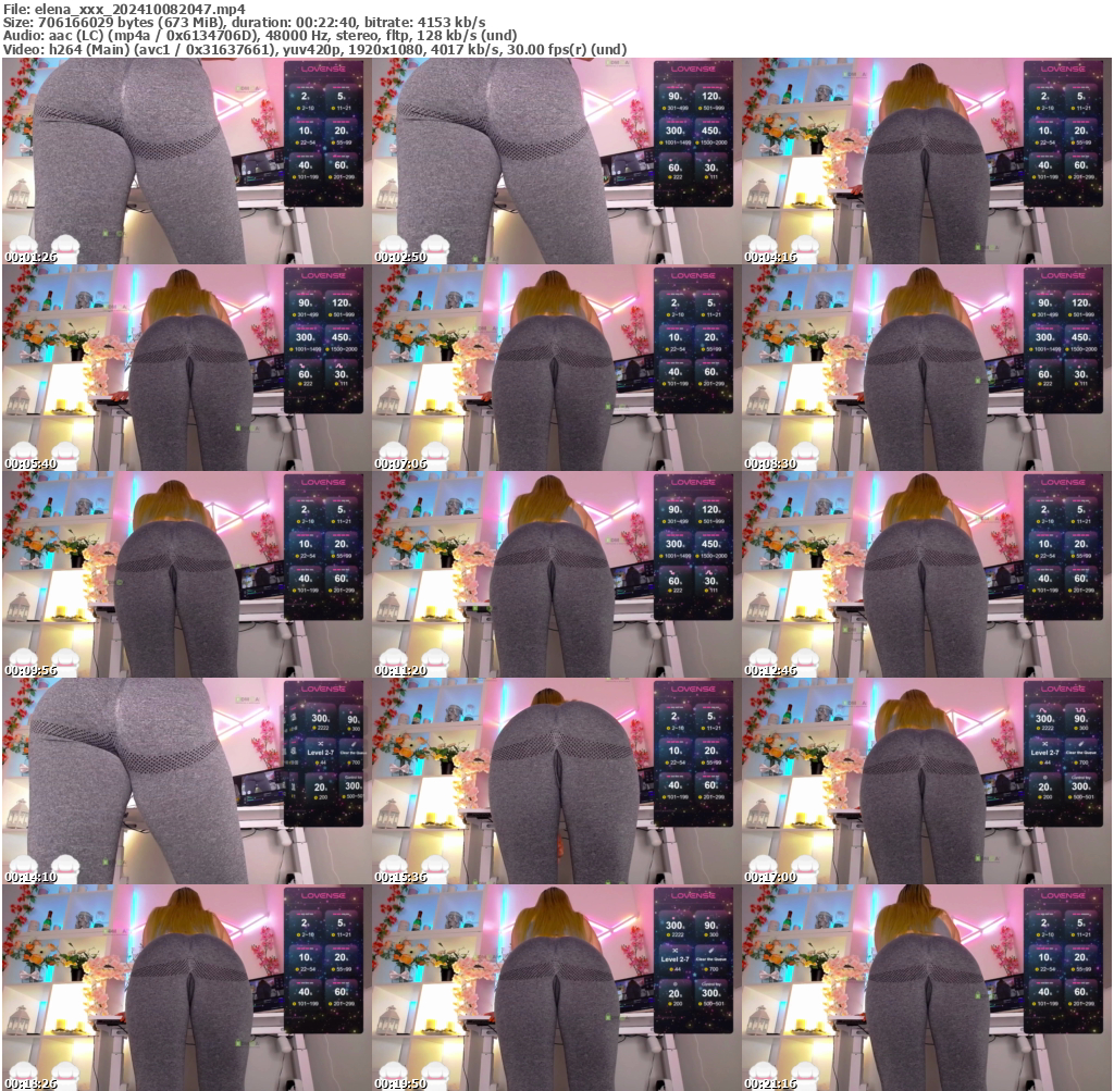 Preview thumb from elena_xxx on 2024-10-08 @ bongacams