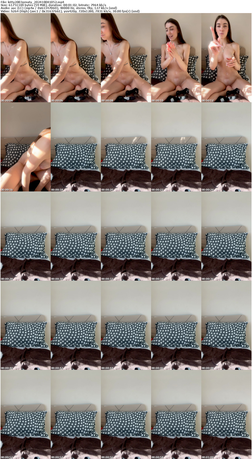 Preview thumb from kitty2003preaty on 2024-10-08 @ bongacams