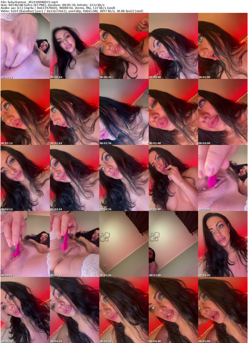 Preview thumb from ladycharmer on 2024-10-08 @ bongacams