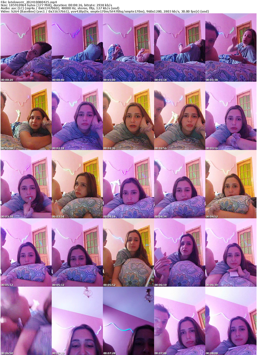 Preview thumb from lateloverrr on 2024-10-08 @ bongacams