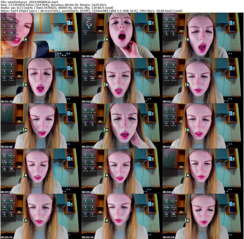 Preview thumb from missfentasy1 on 2024-10-08 @ bongacams