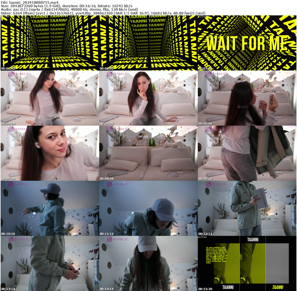 Preview thumb from taanni on 2024-10-08 @ bongacams