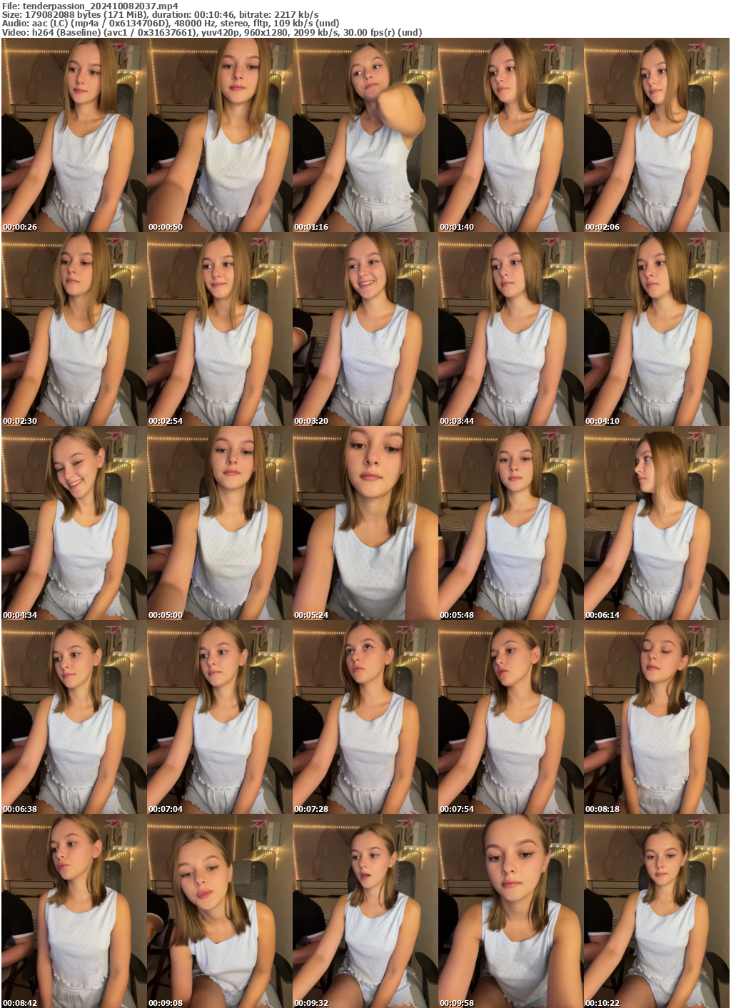 Preview thumb from tenderpassion on 2024-10-08 @ bongacams