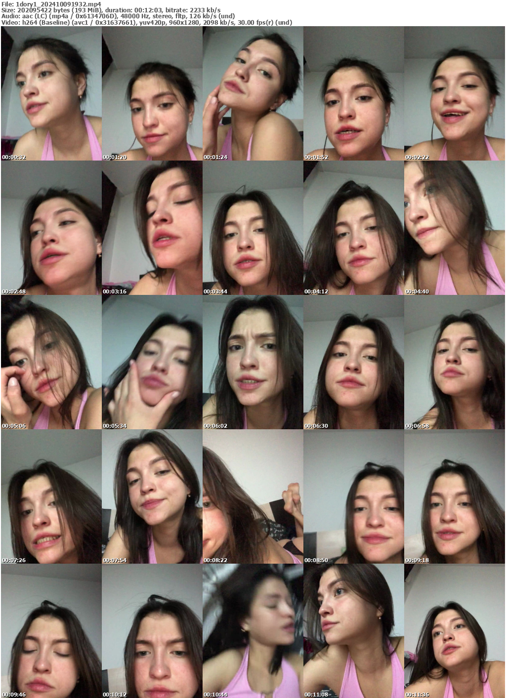 Preview thumb from 1dory1 on 2024-10-09 @ bongacams