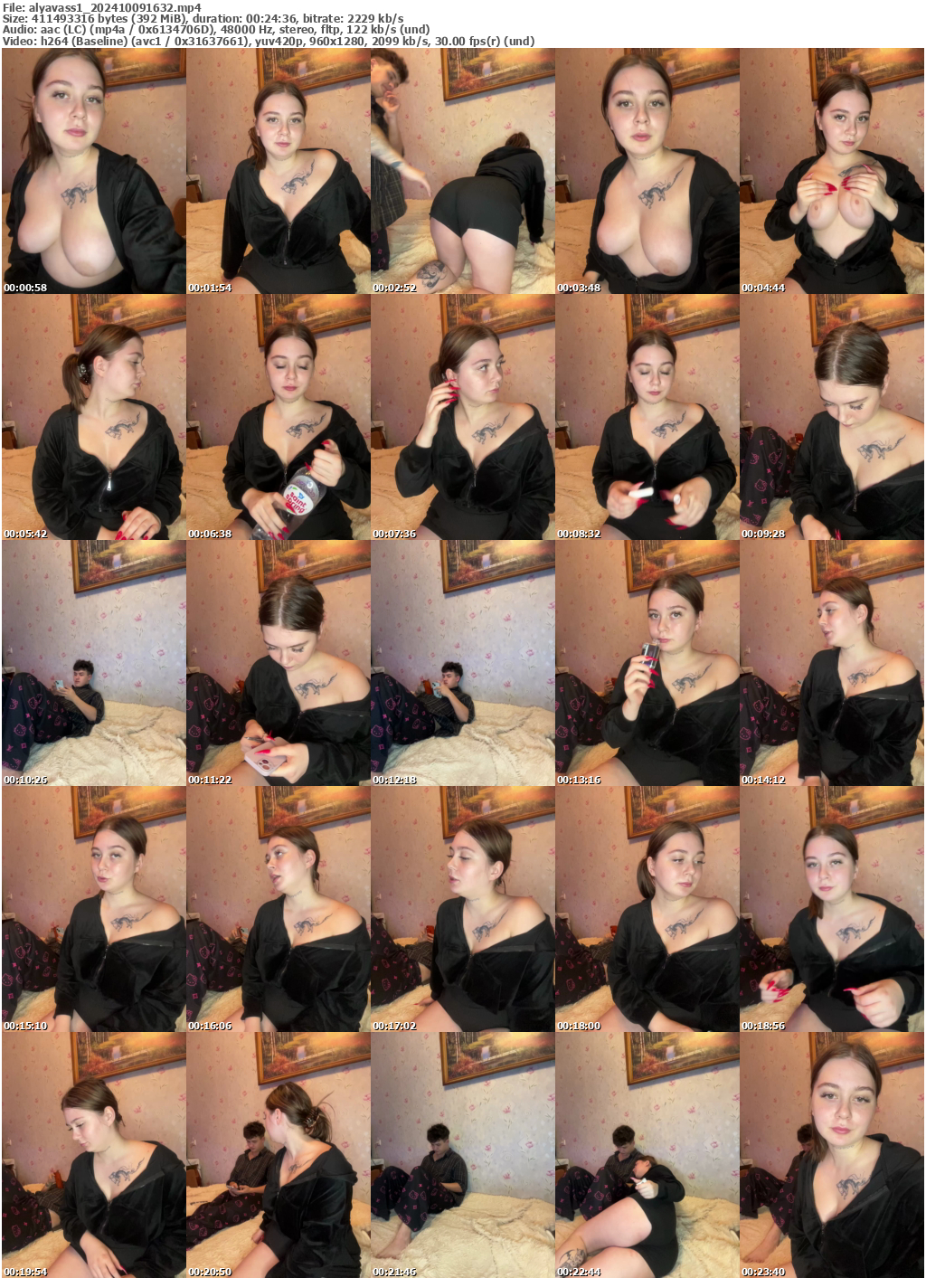 Preview thumb from alyavass1 on 2024-10-09 @ bongacams