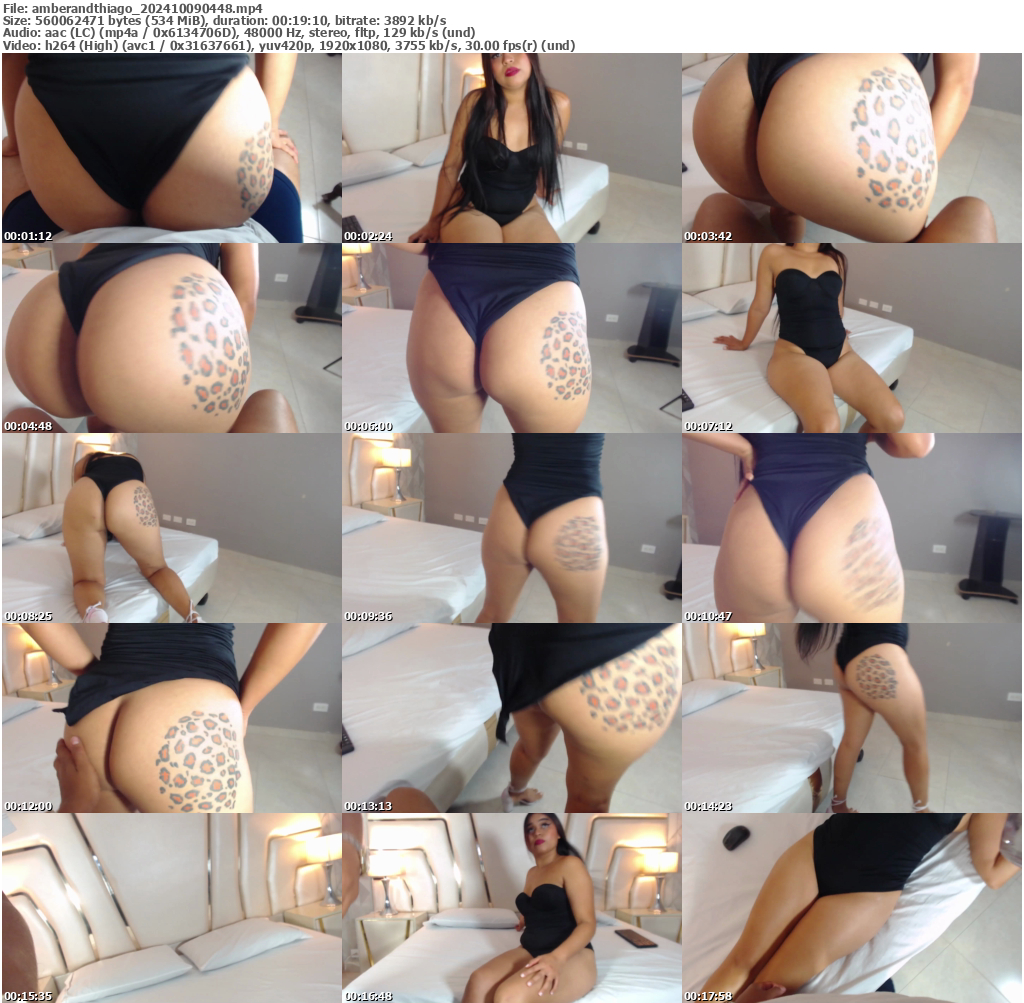 Preview thumb from amberandthiago on 2024-10-09 @ bongacams