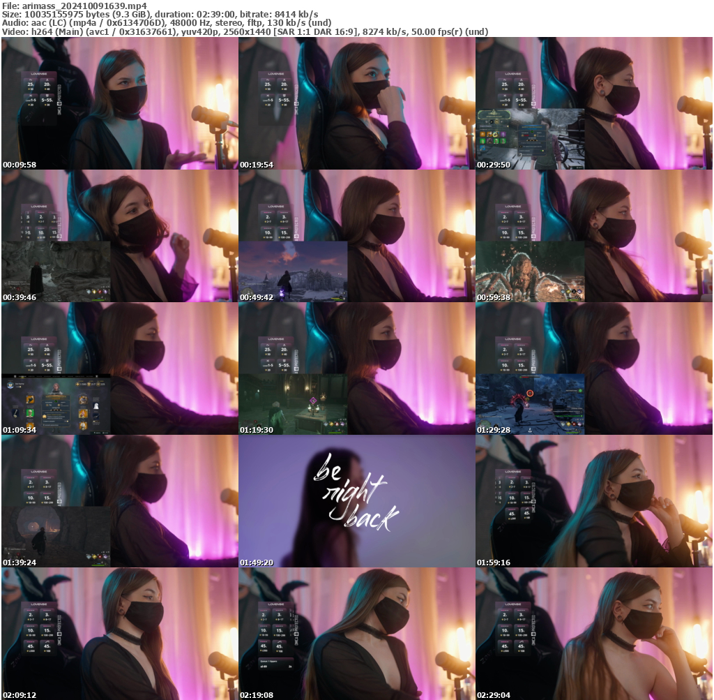 Preview thumb from arimass on 2024-10-09 @ bongacams