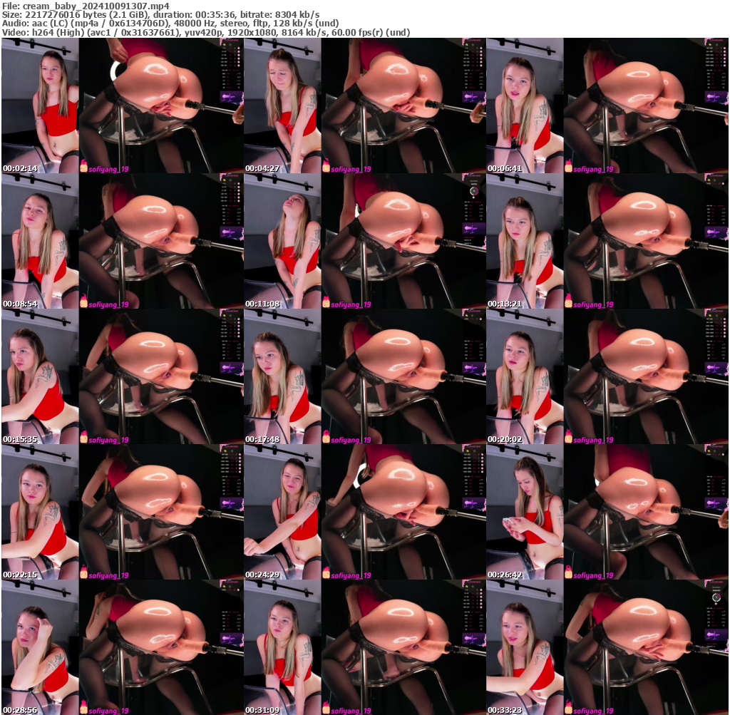 Preview thumb from cream_baby on 2024-10-09 @ bongacams