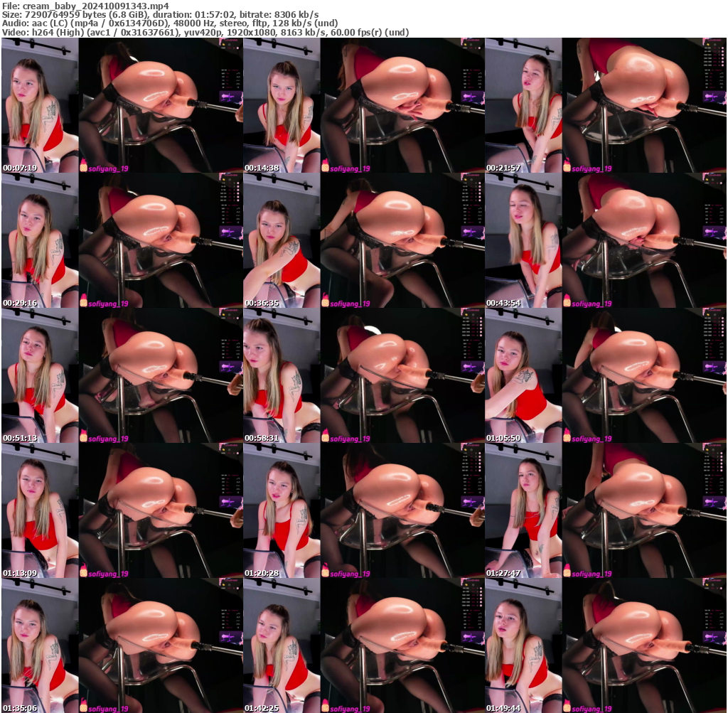 Preview thumb from cream_baby on 2024-10-09 @ bongacams