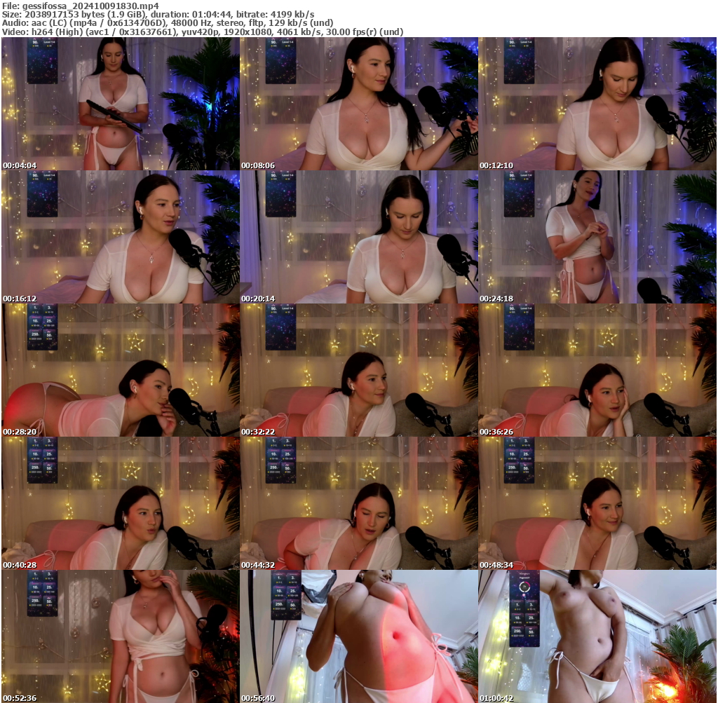 Preview thumb from gessifossa on 2024-10-09 @ bongacams